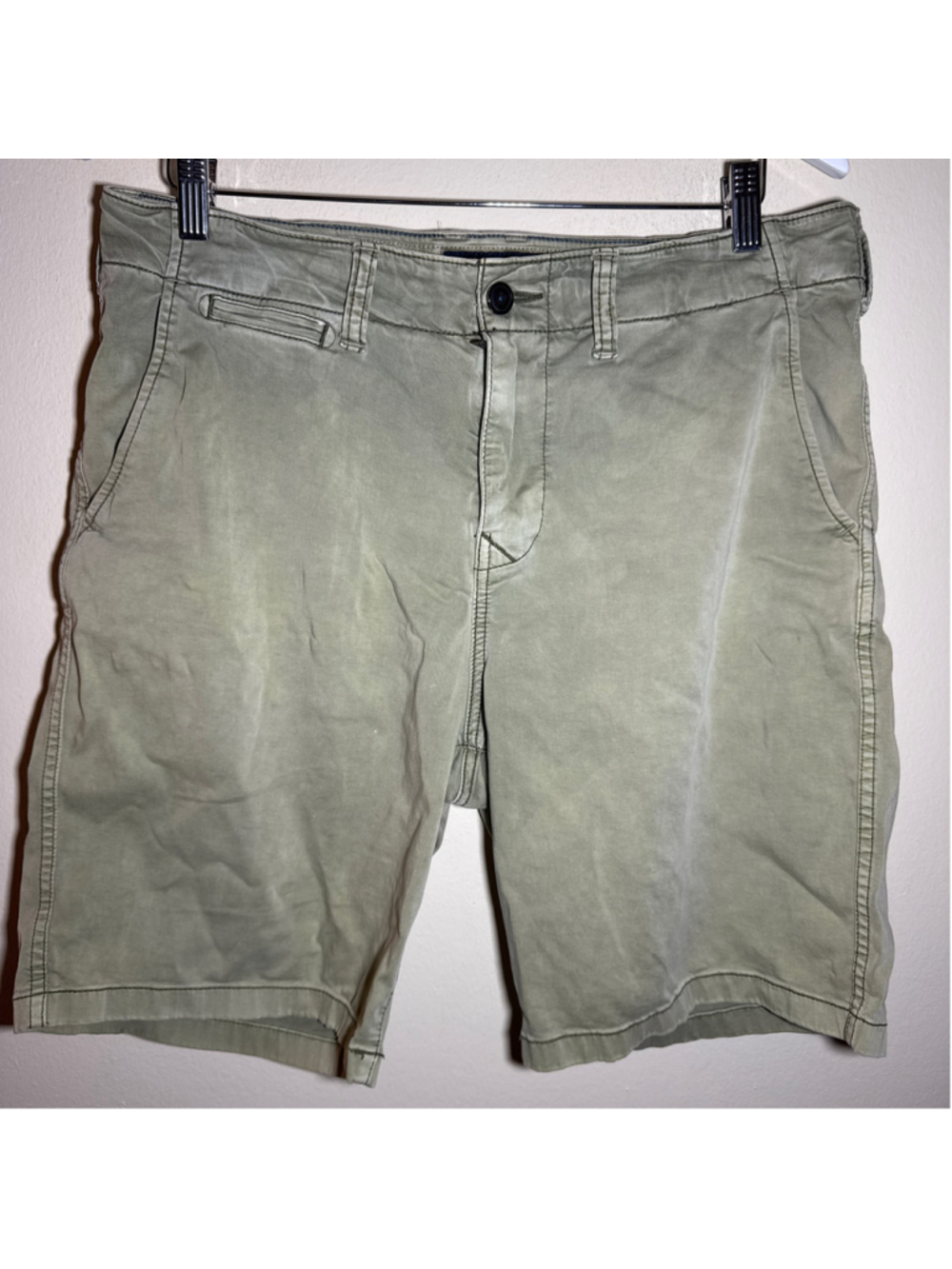 Lucky Brand Flat Front Shorts, Size 34, Green